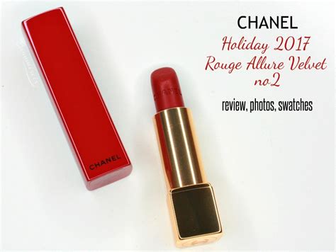 Chanel Holiday 2017 Rouge Allure Velvet Lipstick 